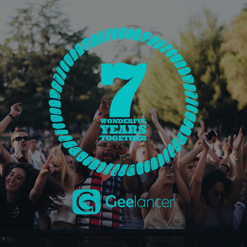 Celebrate Geelancer - Seven wonderfull years together